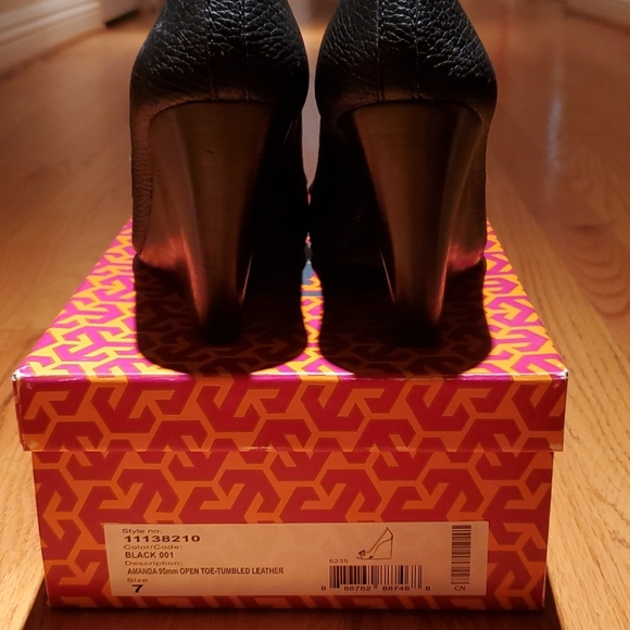 Tory Burch Amanda 95mm Open Toe Wedge - Picture 4 of 6